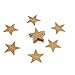 YARBAR Gold Color 7cm Star Garland (13 Feet Long) Wedding Birthday Party