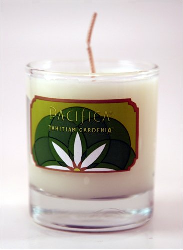 Pacifica Tahitian Gardenia 3 oz Soy Candle Glass