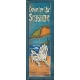 Down By The Seashore - Kim Lewis Art Print Poster 6 x 17 - FRAMED