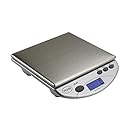 American Weigh Scales Silver AMW13-SL Digital Postal/Kitchen Scale, 13 LB by 0.1 OZ