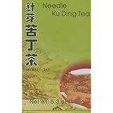 All Natural Chinese Needle Ku Ding Kuding Bitter Green Tea Loose Tea Leaves Stick 5.3 Oz... by PierMall Teas