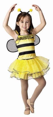 Get Real Gear Bee with Detachable Wings and Headband, Size 6/8