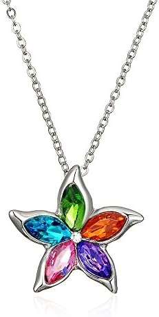 Afterglow Petals 18k Gold Filled Pendant Necklace created with Austrian Crystal Elements
