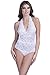 Oh la la Cheri Women's Stretch Lace Halter Teddy Apparel