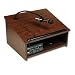 Amplivox Sw250-Wt-30 Modula Tabletop Wireless Lectern (Walnut)