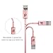 Dreo 3-Feet 8 Pin to USB SYNC Lightning Cable for iPhone 5/5s/5c/5se,6/6s,6/6s Plus,iPod,iPad Mini,iPad,iPad Air - 3 Pack - Rose Gold (MFI Apple Certified)