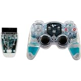 DREAMGEAR DGPN-524 PLAYSTATION 2 LAVA GLOW WIRELESS CONTROLLER (BLUE)