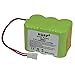 HQRP Internal Battery for ICOM BP-81 BP-82 IC-2SA IC-2SAT IC-2SE IC-2SET Portable Transceiver/Two-Way Radio plus HQRP Coaster