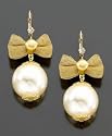 Betsey Johnson Bow Earrings