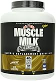 CytoSport Muscle Milk Collegiate Calorie Replacement Drink Mix, Chocolate, 5.29 LB, Container