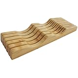 Shenzhen Knives. In-Drawer Bamboo Knife Block