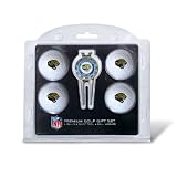 NFL Jacksonville Jaguars 4 Golf Balls and Divot Tool