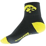 Sock Guy Iowa Hawkeye Quarter Socks