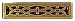 Tools & Hardware : 2X14 ANTIQUE BRASS VICTORIAN FLOOR REGISTER