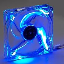 80mm Blue LED Cooling PC Case Fan