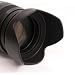 Sonnenblende Universal 58mm z.B f�r Canon EF-S 55-250mm 1:4,0-5,6 IS + Pro Lens Cap 58mm (Schnappdeckel)