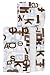 Third Party New : Dwell Hooded Towel Alphabet