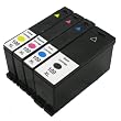 4 Pack Compatible Cartridges for Lexmark 100XL Black Cyan Magenta Yellow