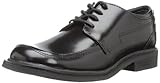 Kenneth Cole Reaction T-Flex Oxford (Little Kid/Big Kid),Black Leather,6 M US Big Kid
