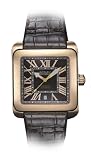 Rotary 702C Gents Rose Gold Automatic Black  Leather Strap Watch