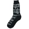 Men's Music Notes Trouser Socks by Foot Traffic