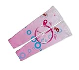 Pink Peace Arm Warmers Sleeves Unisex Walking/Cycling/Running