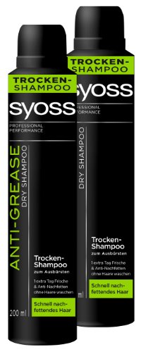 Syoss Leave-in Trocken-Shampoo Anti-Grease, 2er 