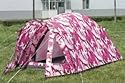 Royal Phoenix 2 Berth Pink Camouflage Tent - D-shaped inner tent for easy access