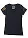 Grunt Style Ladies Basic V Neck T-Shirt (Medium, Midnight Navy)