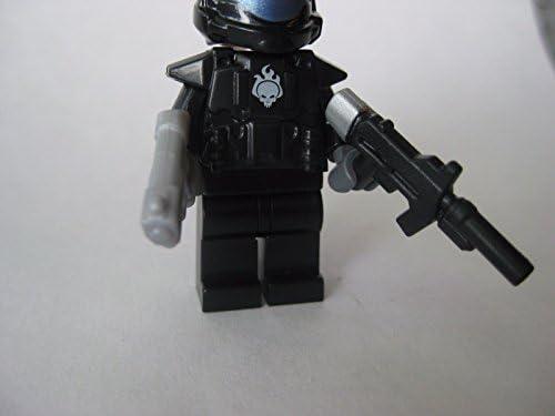 Custom ODST Space Marine Minifigure -Black Variant- (Halo Compatible)