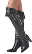 Deluxe Black Boot Covers