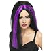 Hexenper�cke Per�cke Hexe Halloween Schwarz/Lila