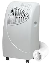 Amcor ALD12000M 12000-BTU Portable Air Conditioner with Manual Controls