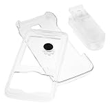 LG VX8550 VX-8550 Chocolate Transparent Crystal Clear Snap On Case with Belt Clip