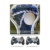 Protective Vinyl Skin Decal Cover for Sony Playstation 3 PS3 Slim Skins + 2 Controller Skins Lacrossse