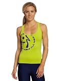 Zumba Fitness Womens Vibe Racerback Top, Zumba Green, Small