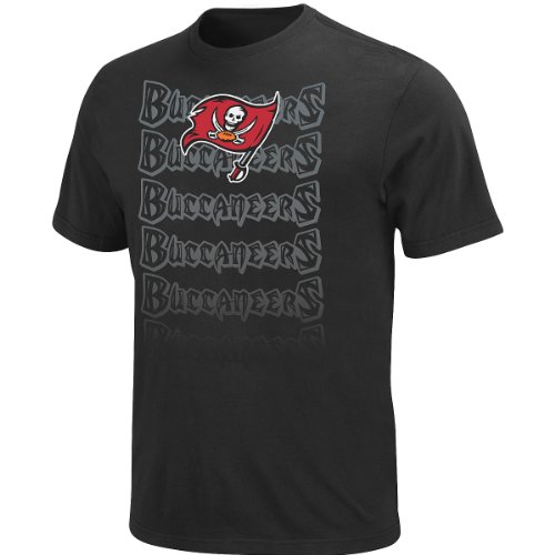 NFL Men's Tampa Bay Buccaneers All Time Great III Short Sleeve Basic Tee (Black, XX-Large)