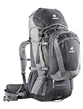 DEUTER QUANTUM 55+10 BACKPACK - O/S - ANTHRACITE / FLINT