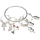 Prodyne W-6-M Pewter Stemware Charms, Martini Bar, Silver