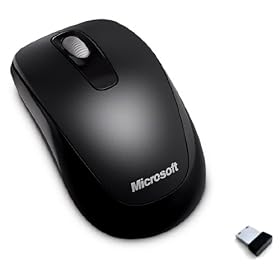 Microsoft - Wireless Mobile Mouse 1000 - Souris optique sans fil nano r�cepteur pour Notebook
