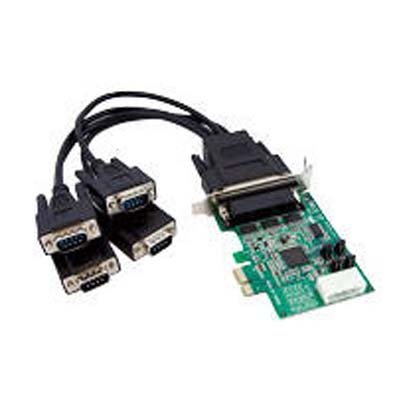 STARTECH.COM 4 Port Low Profile Native RS232 PCI Express Serial Card With 16950 UART