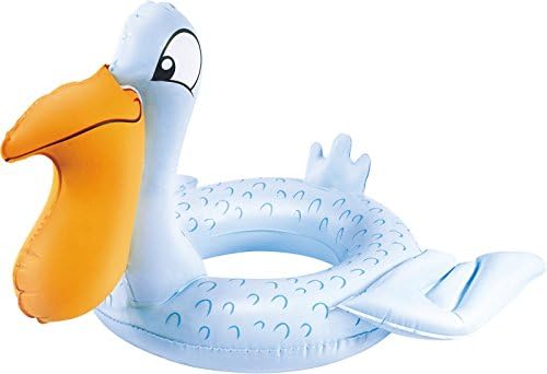 New Baby Swim Float Inflatable Animal Swim Ring for Small Children - Pelican