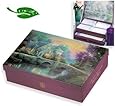 Thomas Kinkade's "Lamplight Manor" Painter of Light Note Card Stationery Set in Box