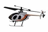 Nine Eagles 25066 – Bravo SX 4-Kanal RC Hubschrauber 2,4 GHz mit Alukoffer weiss RTF