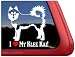 I Love My Klee Kai ~ Alaskan Klee Kai Vinyl Window Auto Decal Sticker