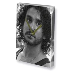 NAVEEN ANDREWS - Canvas Clock (LARGE A3 - Signed by the Artist) #js001