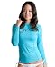 Rip Curl Women's Cloudbreak Long Sleeve Lycra T-Shirt (Blue, Small)
