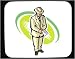 Mouse Pad with human, body, individual, persons, referee, cricket, rule, sport, people, person