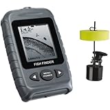 Signstek FF-009 Portable Fish Finder FishFinder With Round Sonar Sensor LED Backlight