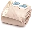 Sunbeam BW1240-030-772 Heated Electric Fleece Blanket, Twin, Mushroom
